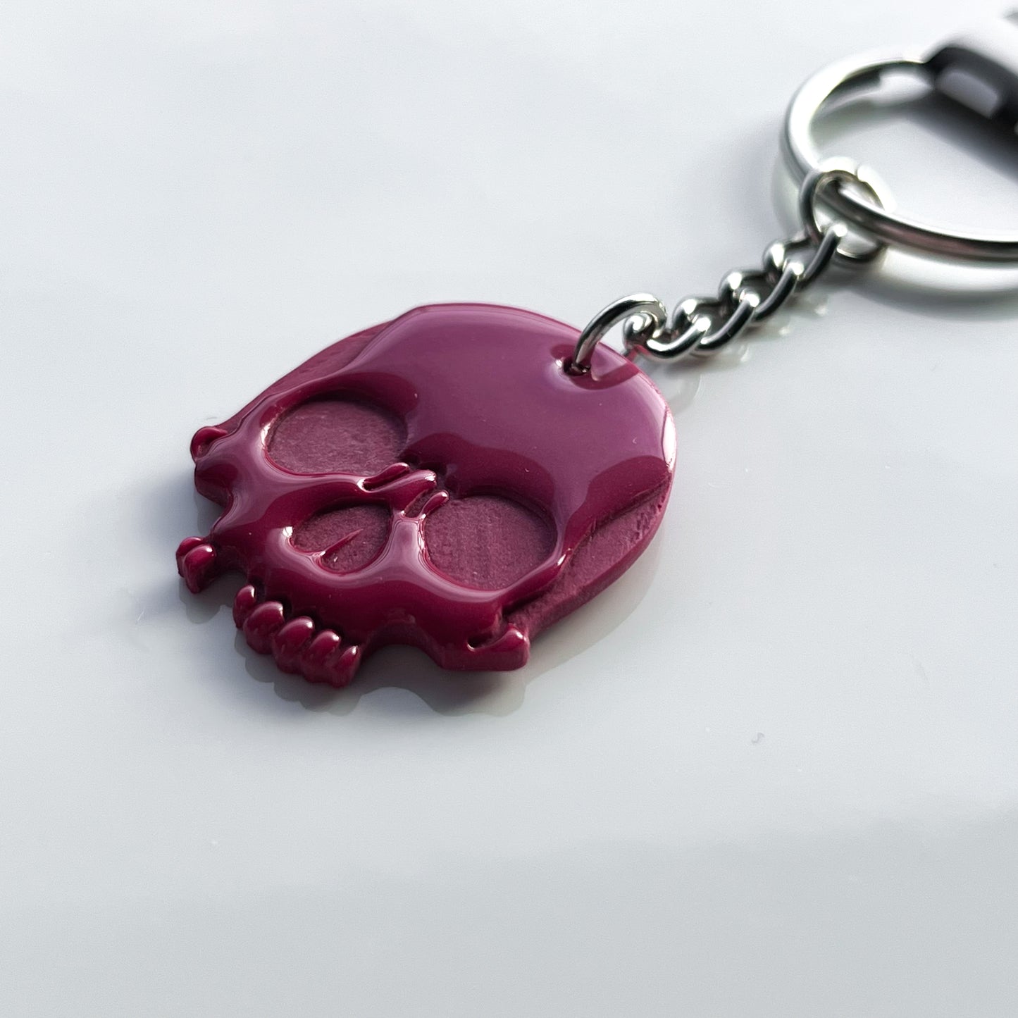 Skull • Keychain • Pink Ombre