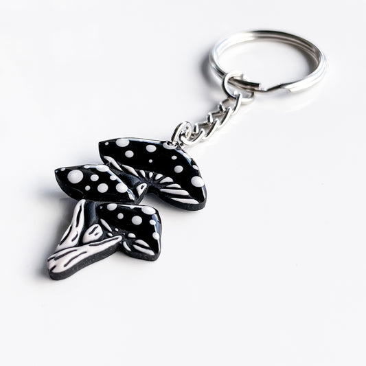 Mushroom • Key Chain • (Mid)Night Cap