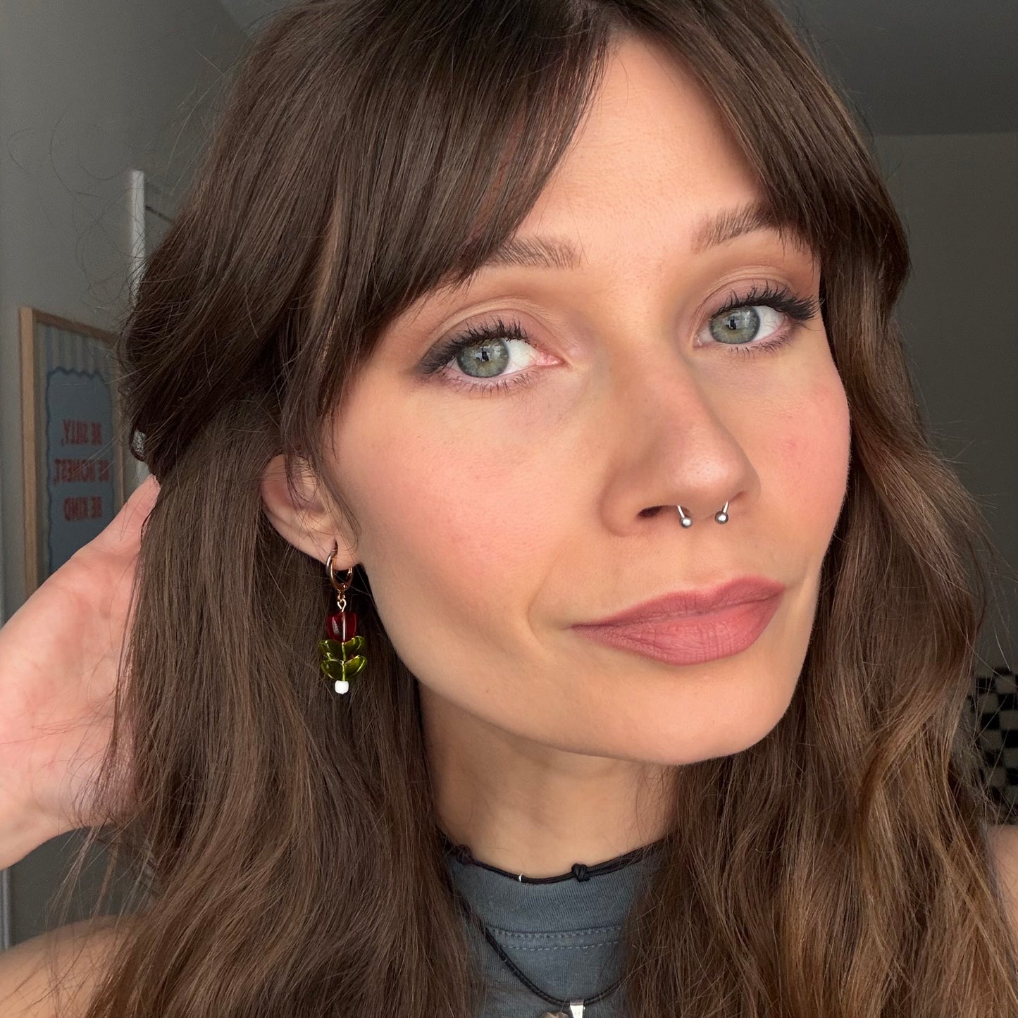 Tulips • Red Glass Beads