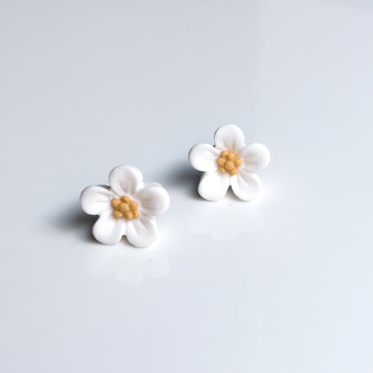 3D Flower Studs