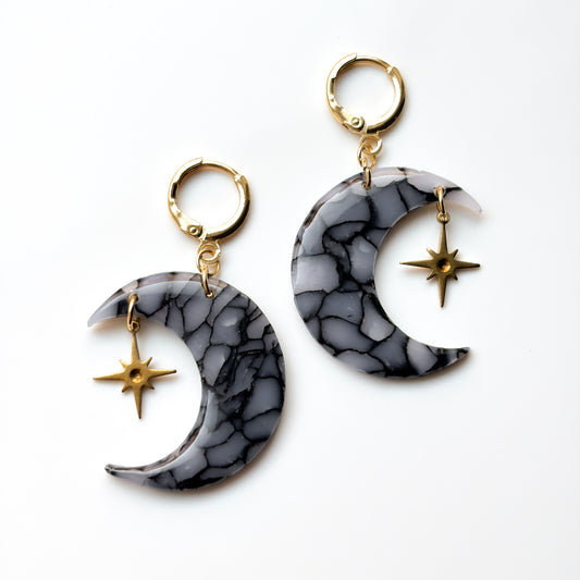 Moons (lg) • Spooky Marble • Sparkle
