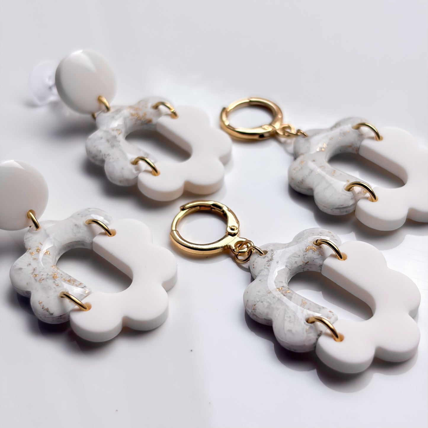 Alayna • White + Gold Marble
