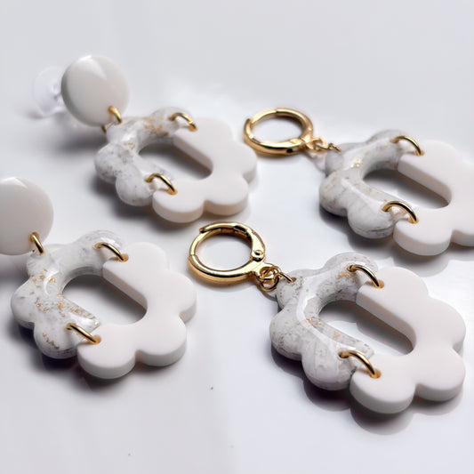 Alayna • White + Gold Marble