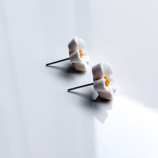 3D Flower Studs