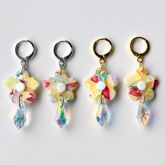 Floral Dangles • Stained Glass