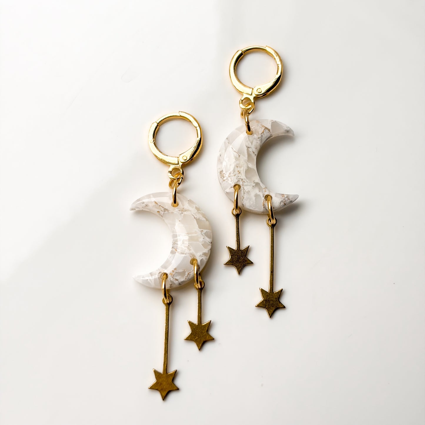 Mini Moons + Stars • Icy Marble