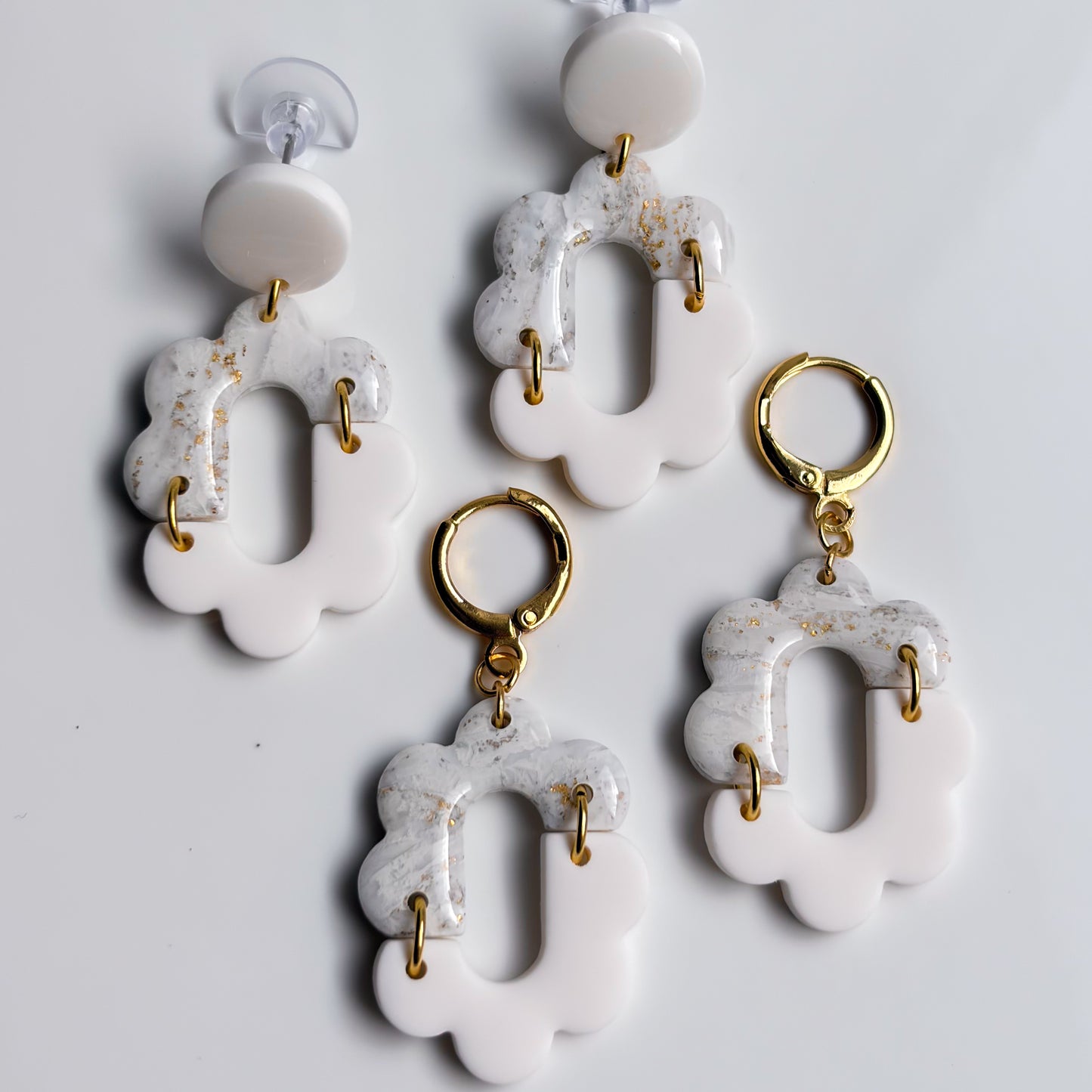 Alayna • White + Gold Marble