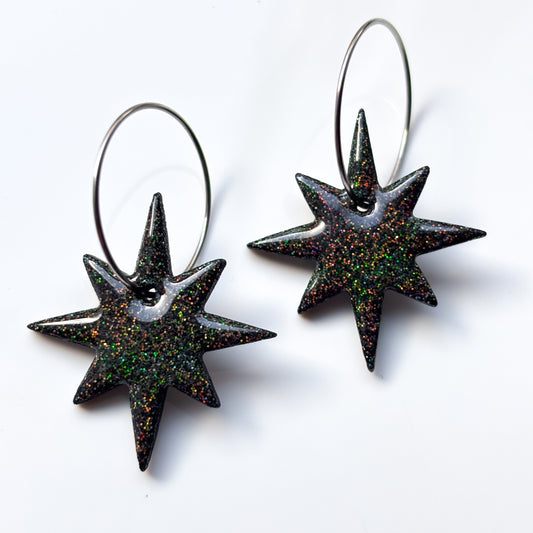 North Star Hoops • Dark Rainbow