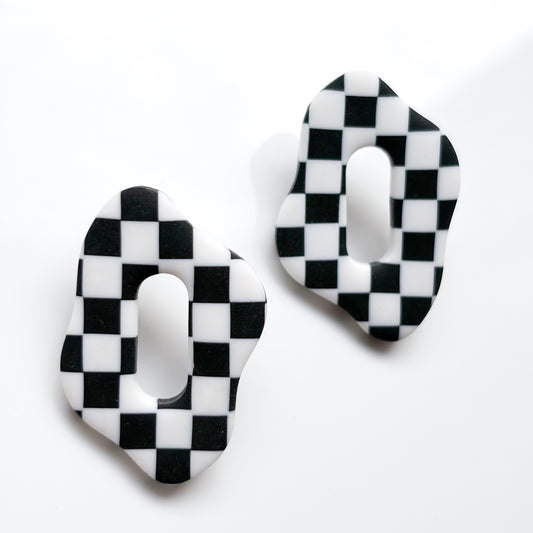 Izzy • Black + White Checks