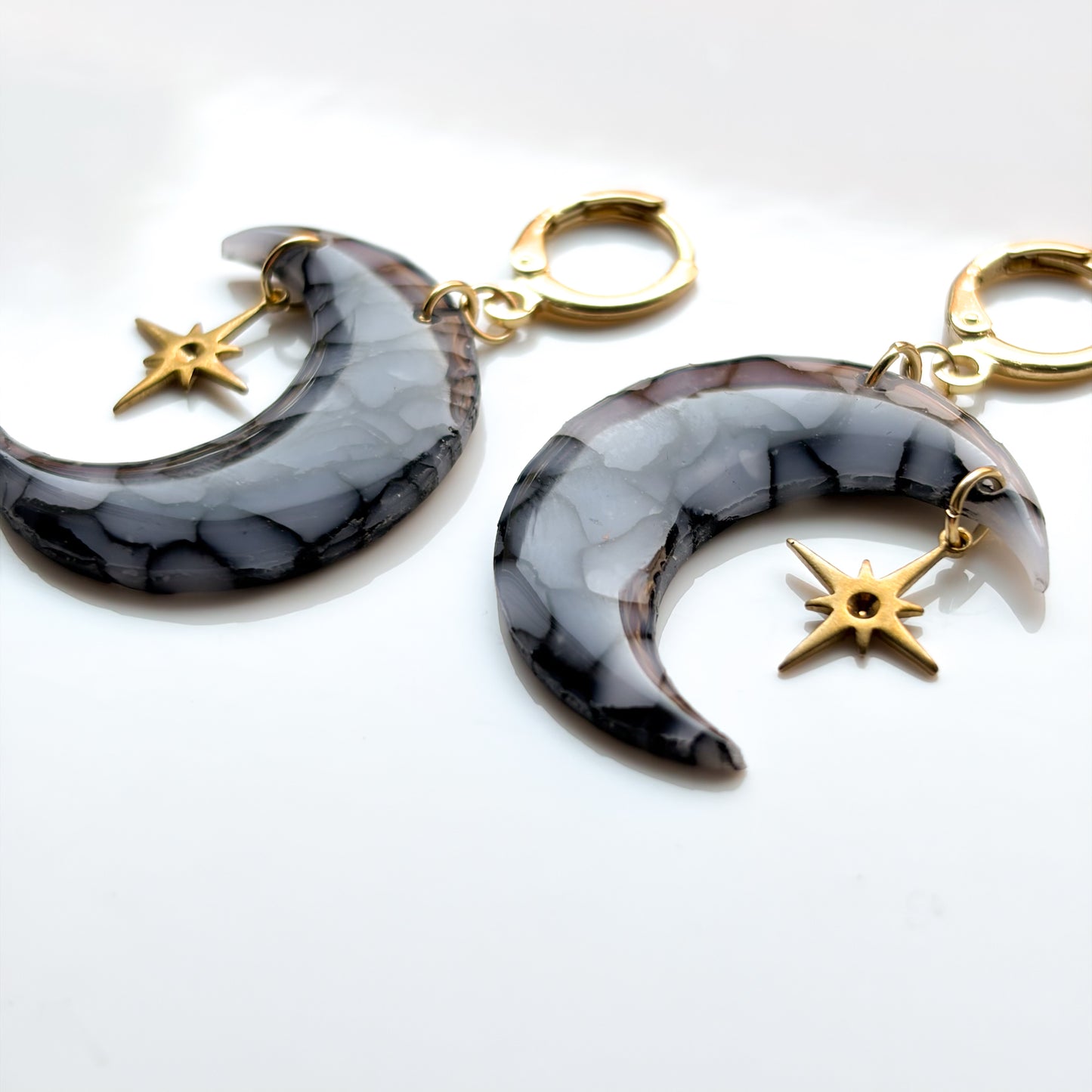Moons (lg) • Spooky Marble • Sparkle