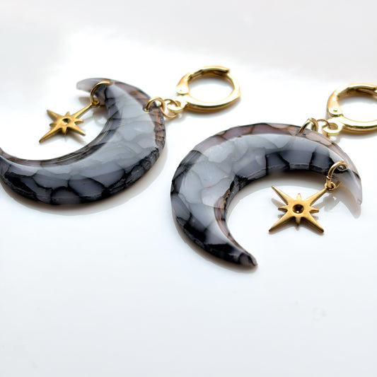 Moons (lg) • Spooky Marble • Sparkle