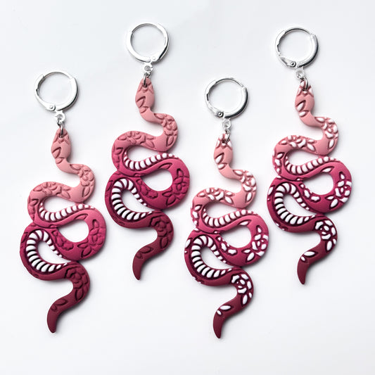 Floral Snakes • Pink Ombre
