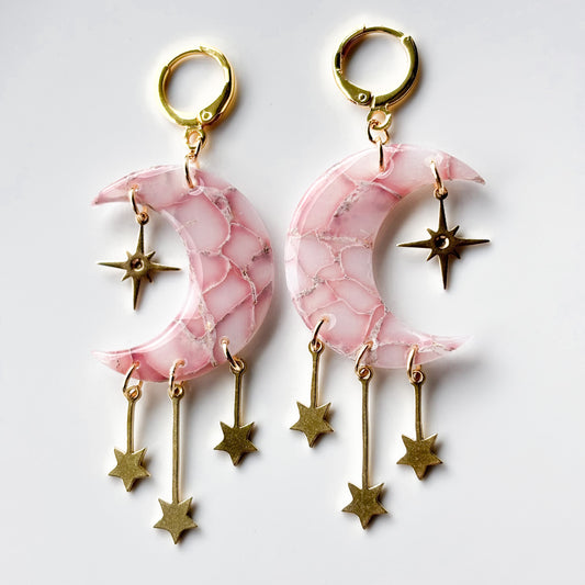 Moons & Stars • Pink