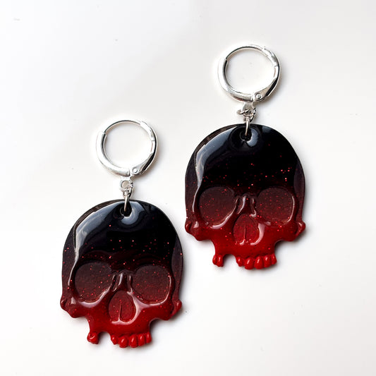 Skulls • Red Ombre