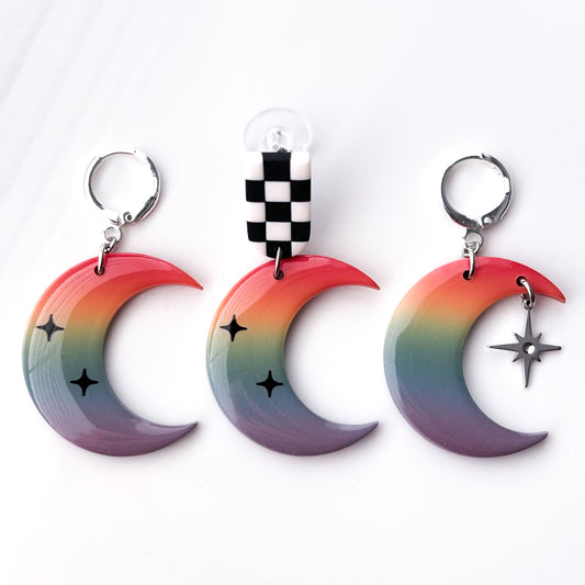 Moons • Rainbow Ombré
