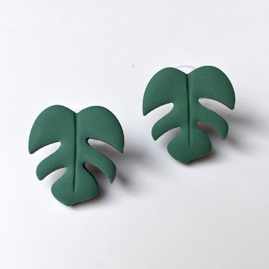 Monstera Studs