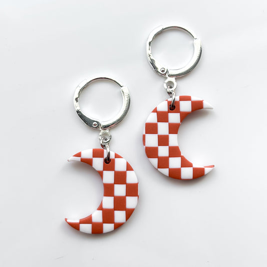 Mini Moons • Terracotta Checks