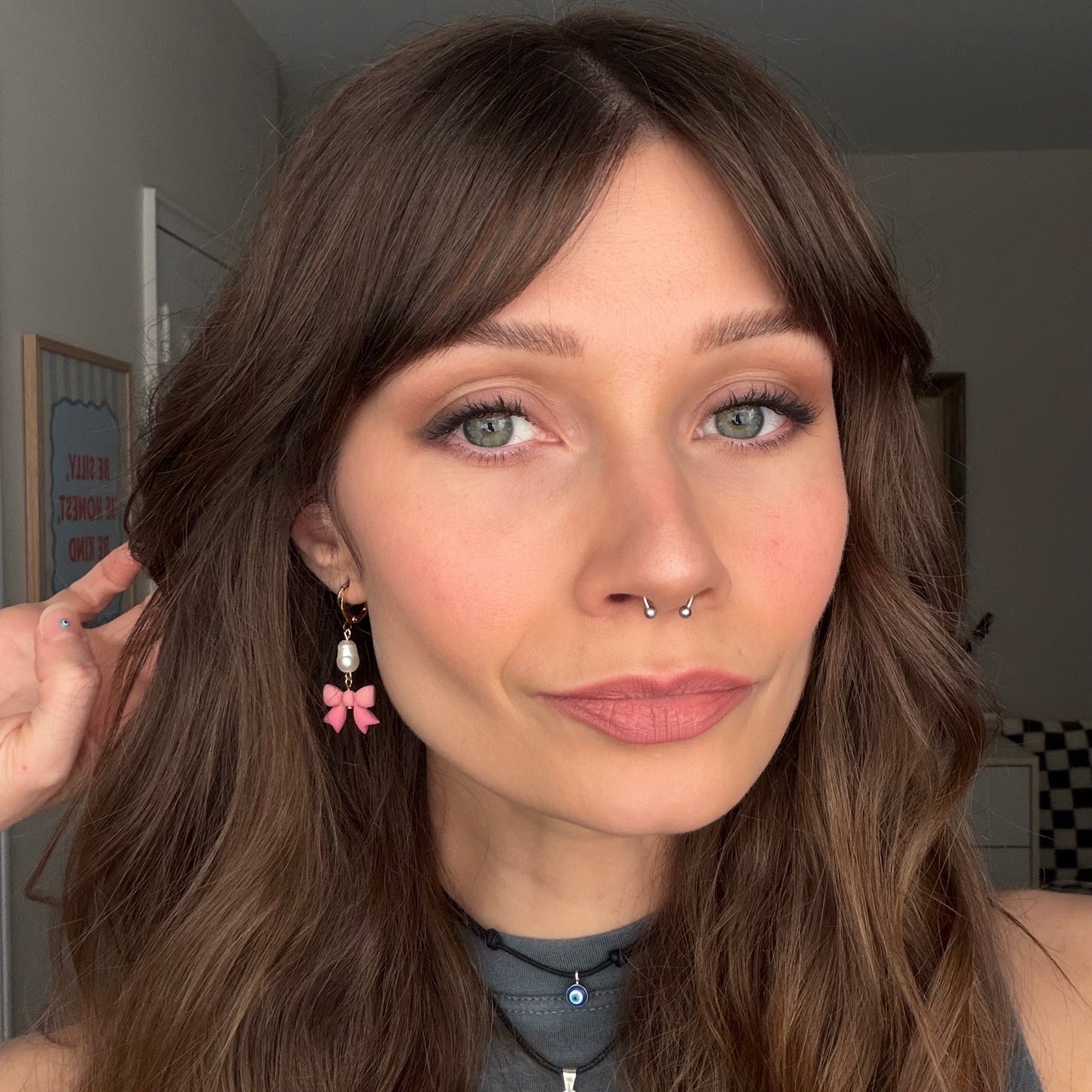 Bows • Pink Gradient + Pearl