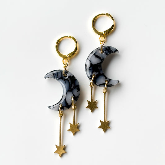 Mini Moons & Stars • Spooky Marble