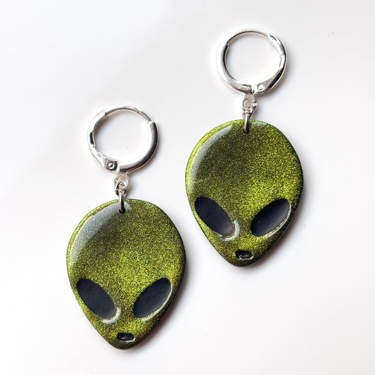 Aliens • Colour Shift • Lime Green + Teal