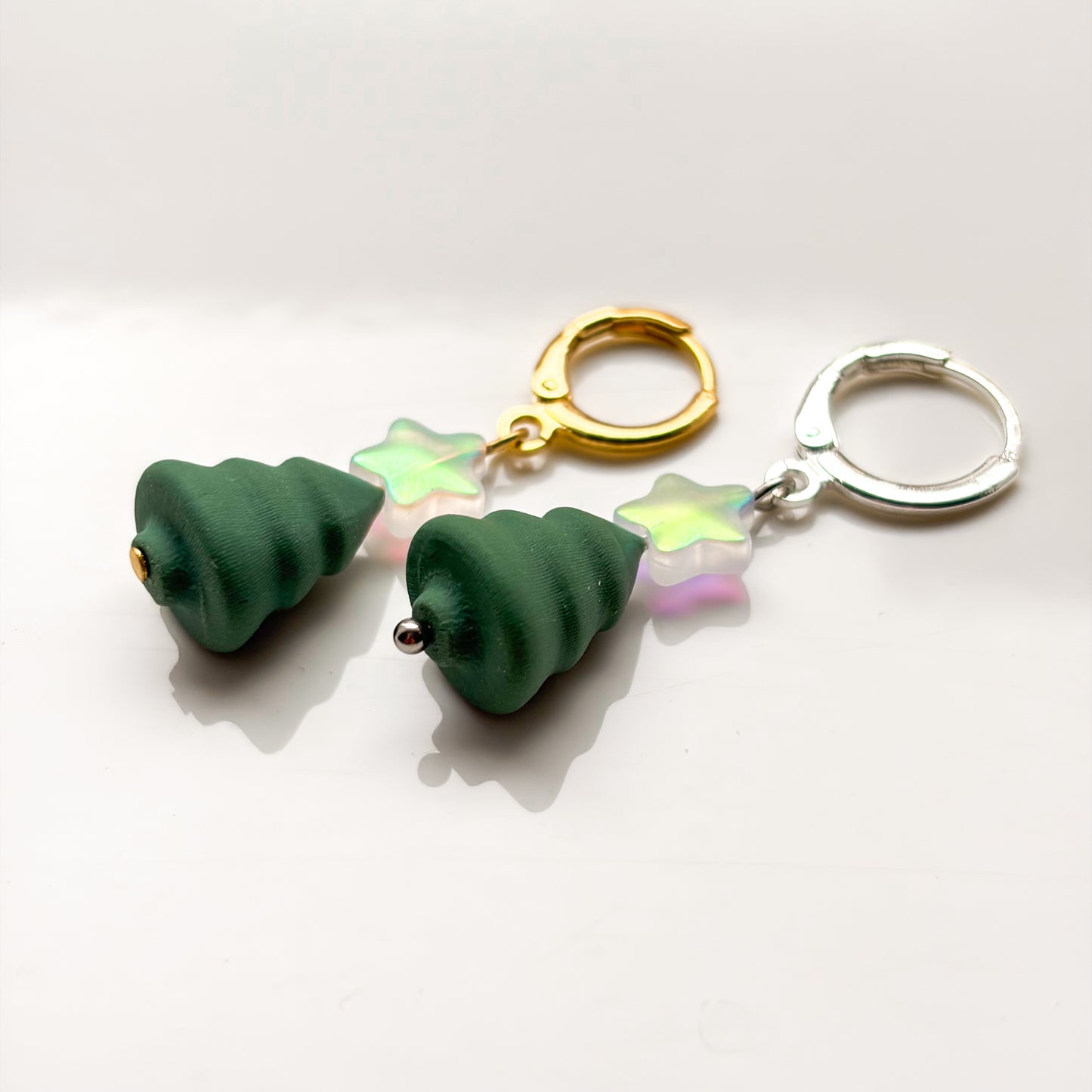 3D Tree & Star Dangle • Wintergreen