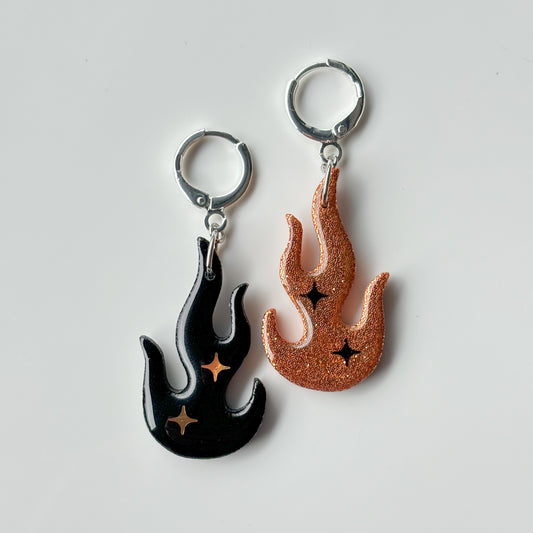 Flames • Black & Orange