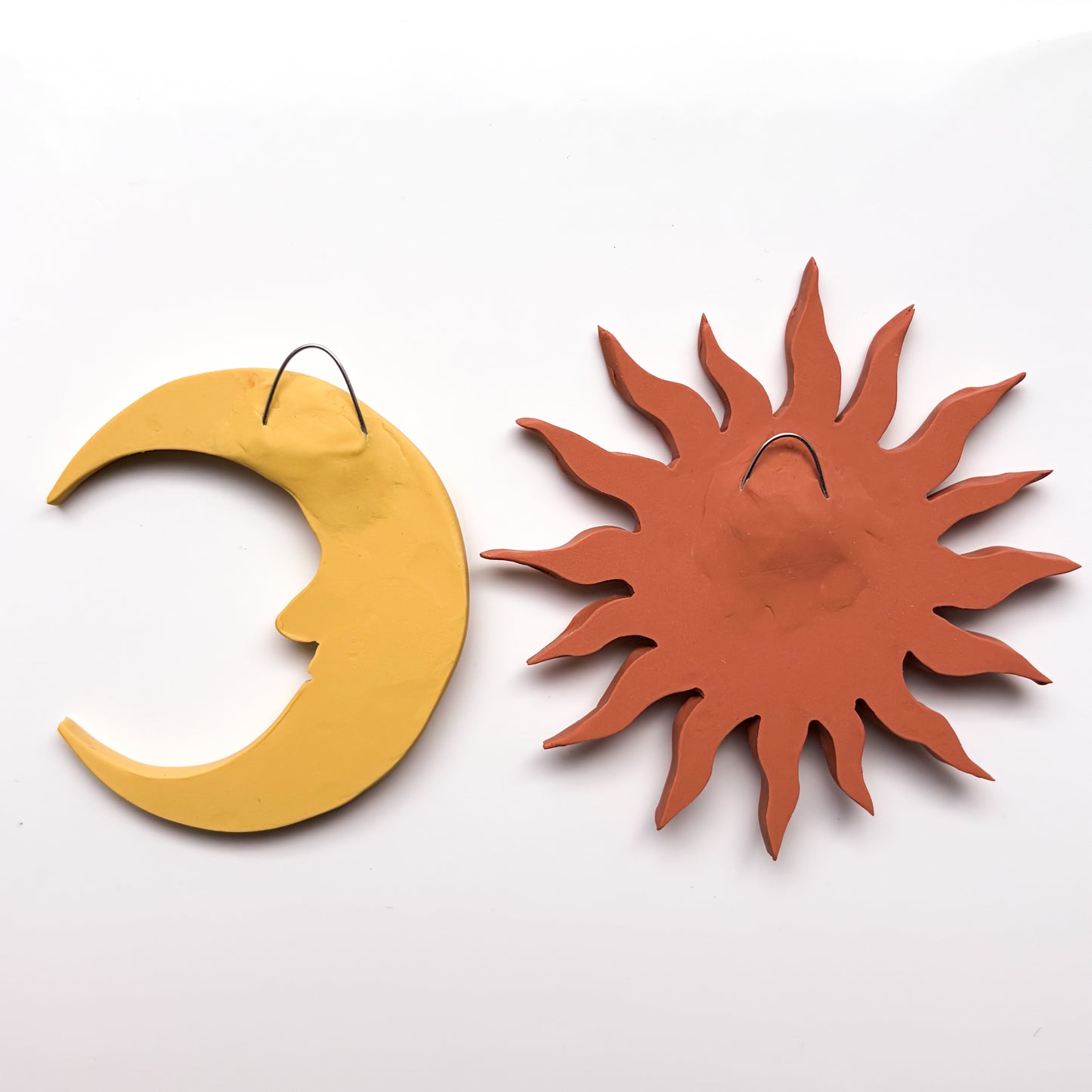 House Earrings • Moon // Sun