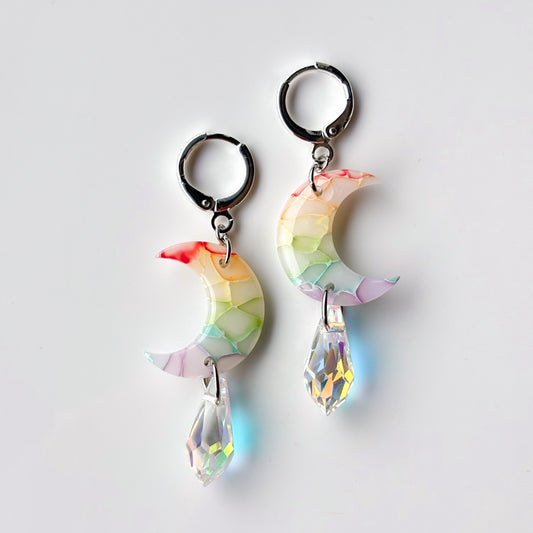 Mini Moons Rainbow Marble