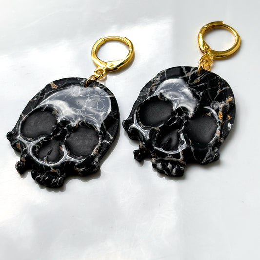 Skulls • Black & Gold Marble