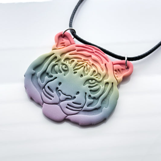 Necklace • Rainbow Tiger