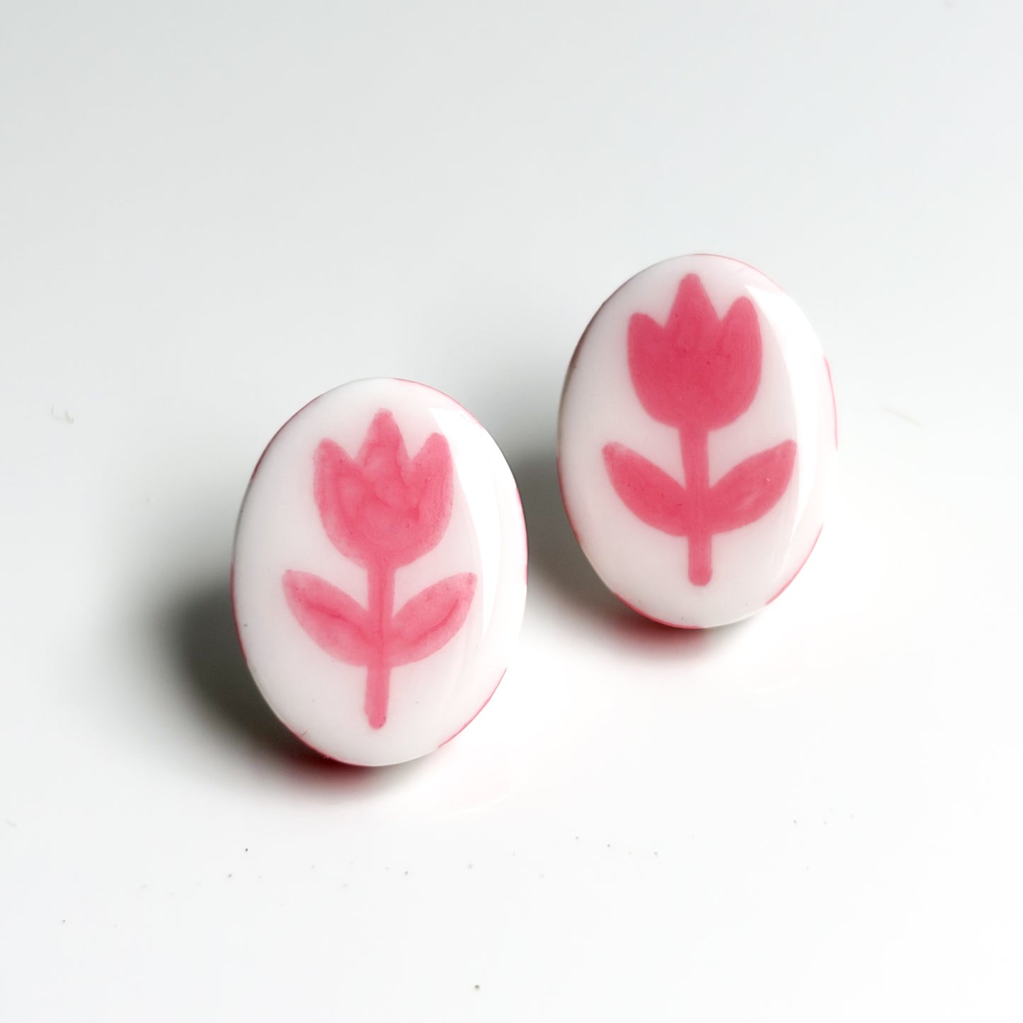 Tulips • Stud • Pink