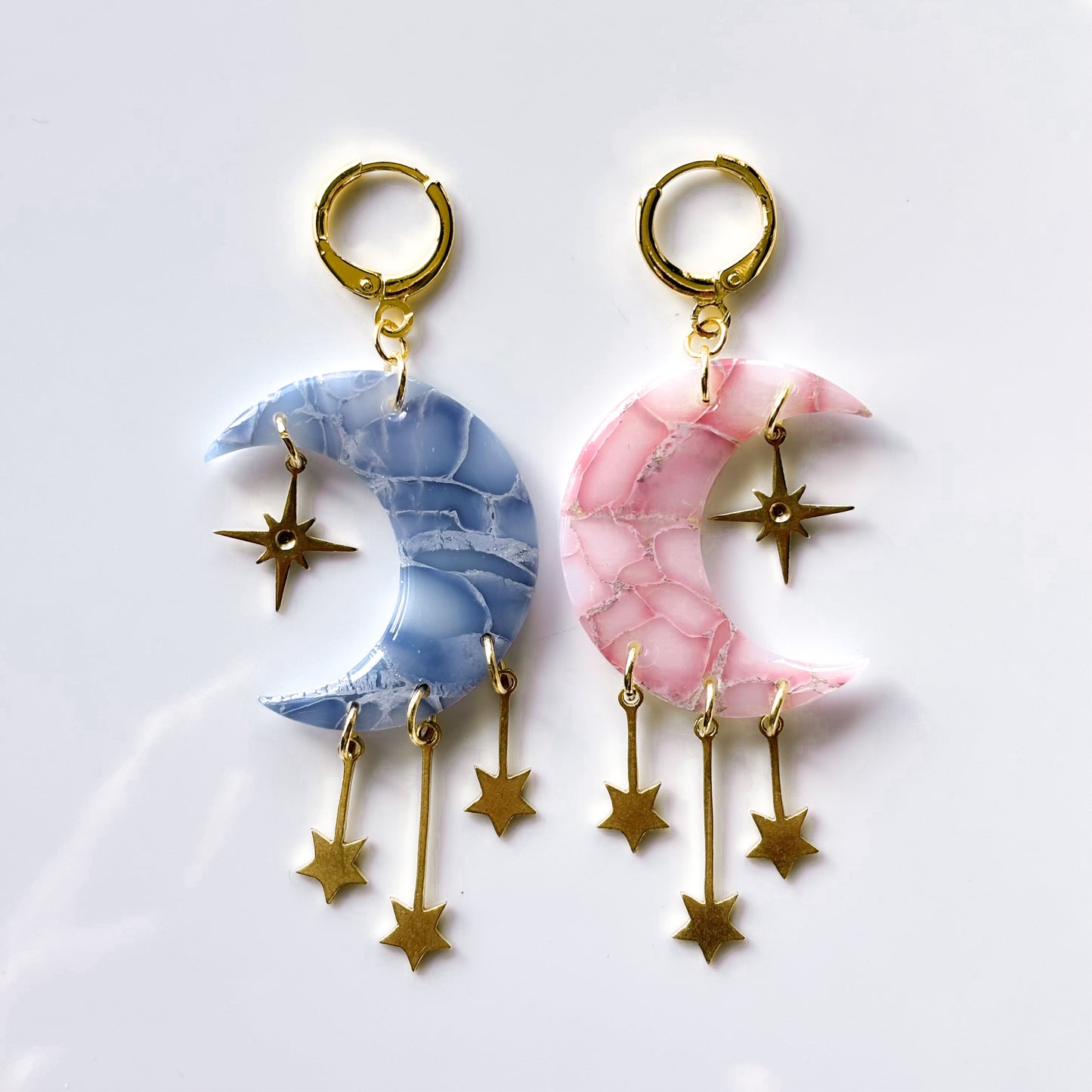 Moons & Stars • Pink & Blue