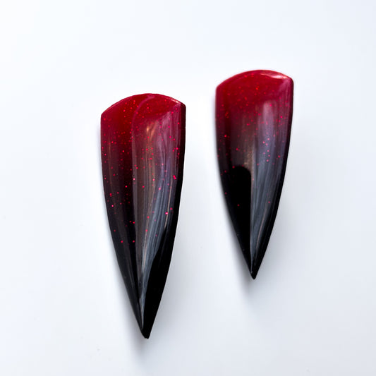 Rachel • Stud • Red Ombre