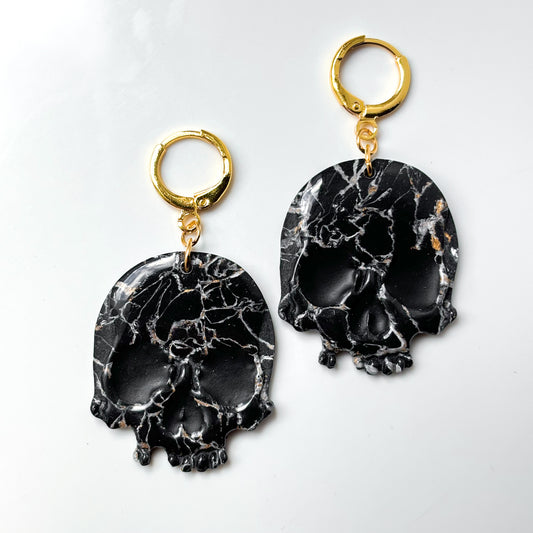 Skulls • Black & Gold Marble