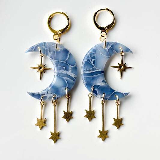 Moons & Stars • Blue