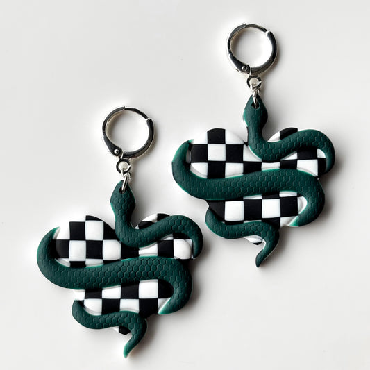 Snake Hearts • Everglade & Checks