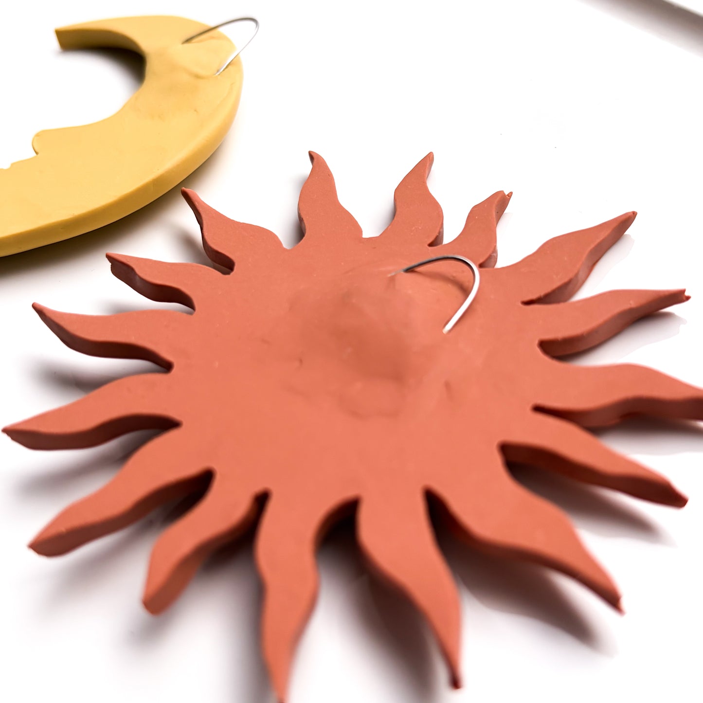 House Earrings • Moon // Sun