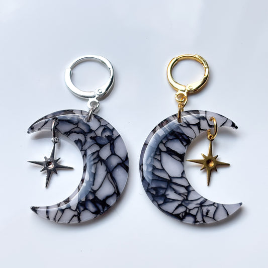 Moons (lg) • Spooky Marble • Sparkle
