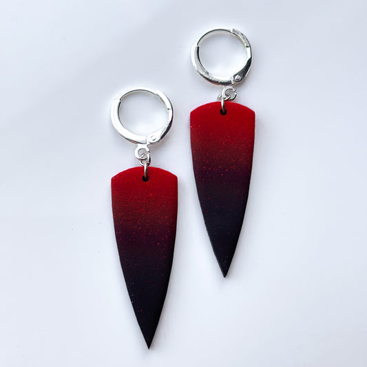 Rachel • Dangle • Red Ombre