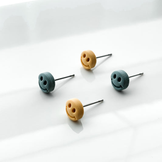 Micro Smiley Studs **Multiple Options**