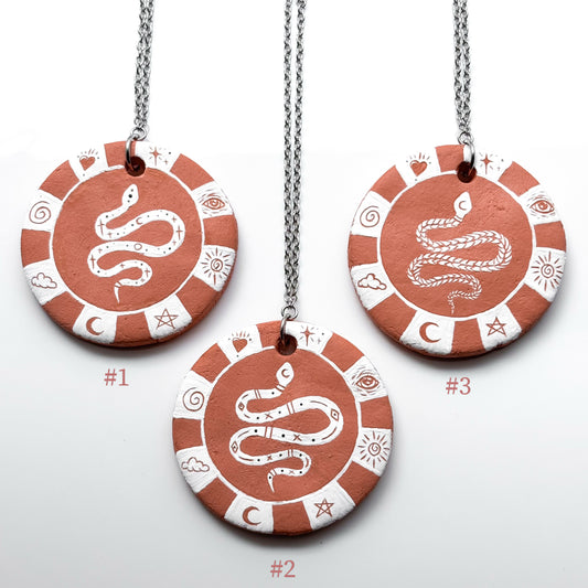 Snake Medallion • Wall Art • Circle