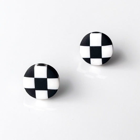 Elaine (Sm) • Black & White Checks