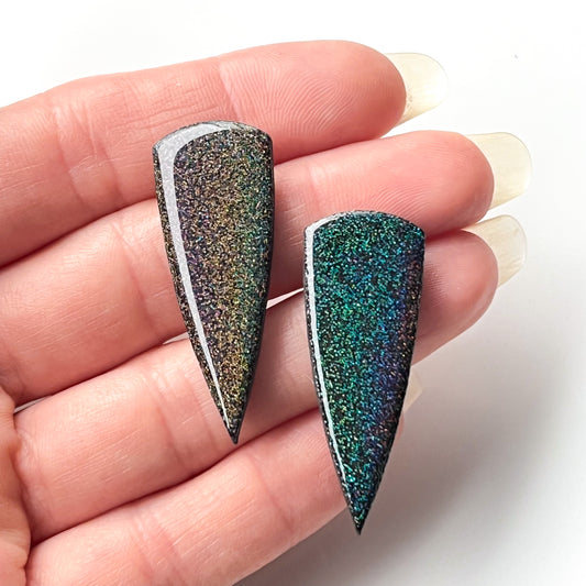 Rachel • Stud • Dark Rainbow