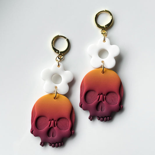 Floral Skull • Sunset