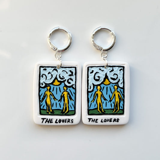 Tarot Cards • The Lovers (Painted)