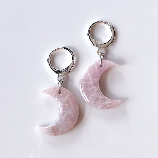 Mini Moons • Pink Moonstone