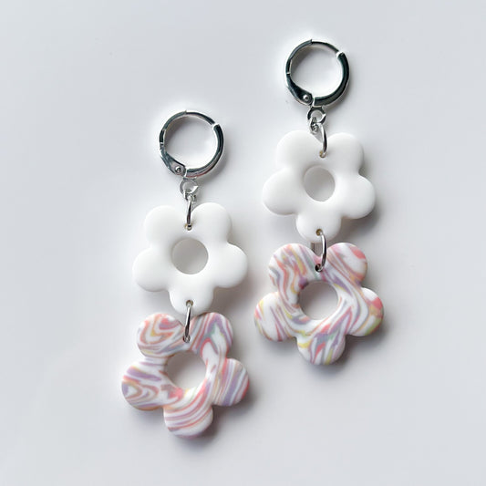 Double Flower (SM) • Pastel Swirl