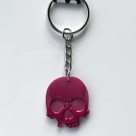 Skull • Keychain • Pink Ombre