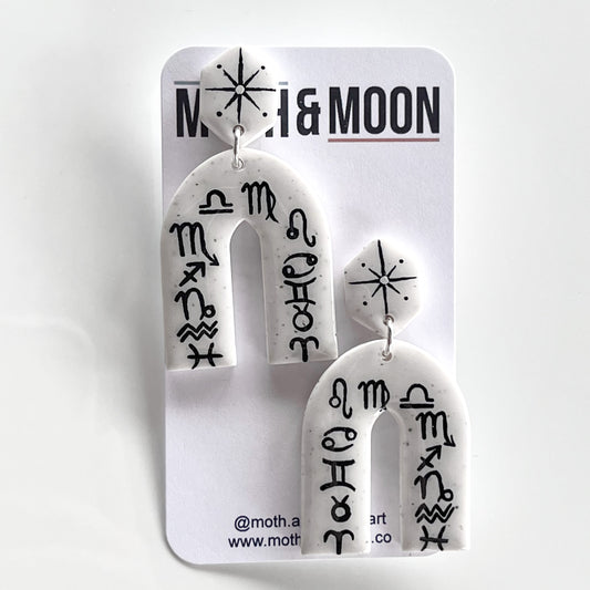 Leo • Zodiac • White