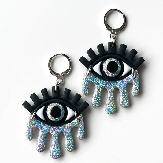 *RE-STOCK JAN.01 @ 3pm EST!* Natalie • Holo-Glitter + Black